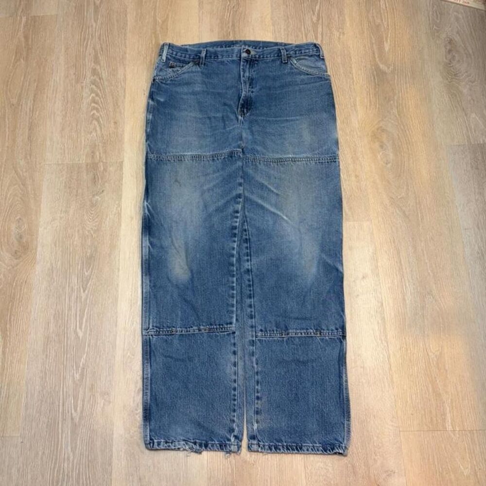 Dickies Men's Blue and Navy Jeans